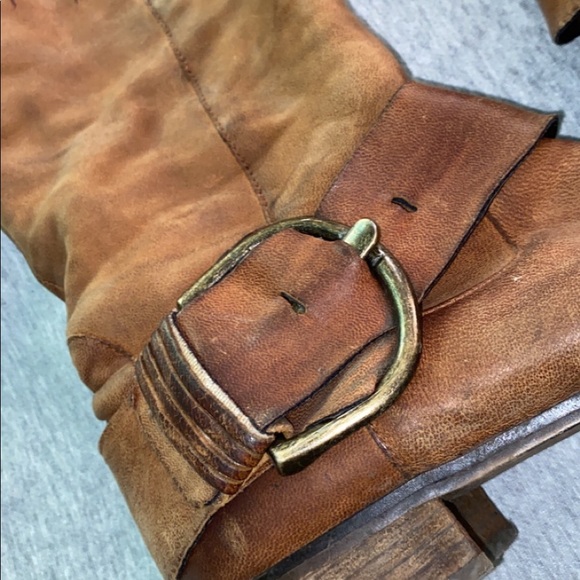 STEVE MADDEN brown leather boots! SIZE 10. - Picture 2 of 6